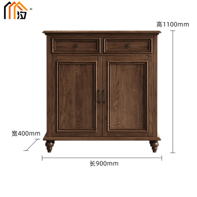汐 木质鞋柜 两门 个