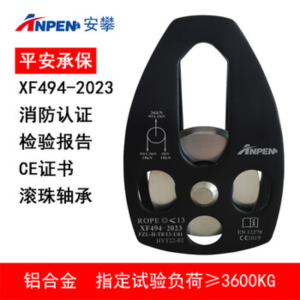 安攀(ANPEN) 单滑轮组索道登山攀岩溜索横渡运输高空救援户外装备攀登风力U01