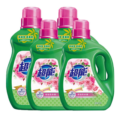 [真丝洗衣液]超能香氛洗衣液3kg*2 2kg*2 玫瑰香氛