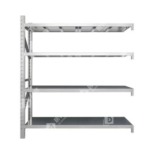 居将 JJ4012920 不锈钢货架201材质四层仓储货架 120*60*200cm/500kg副架
