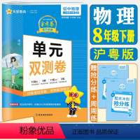 物理沪粤版 八年级下 [正版]2024版金考卷八年级下册物理试卷沪粤版HY 初二8年级下册同步单元双测卷天星活页题选八下