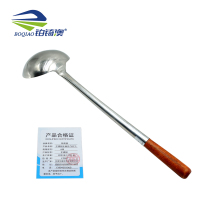 铂锜澳不锈钢木柄炒勺手勺/ 6两 /个