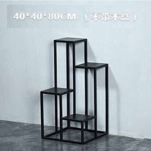 铁艺花架多层落地式阳台花盆架loft置物架阳台花几实木简约盆栽架