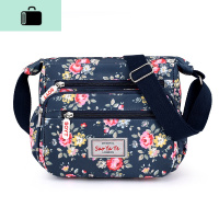 小包包印花帆布斜挎包女防水牛津布单肩包休闲时尚轻便旅游妈妈包NEW LAKE女斜挎包