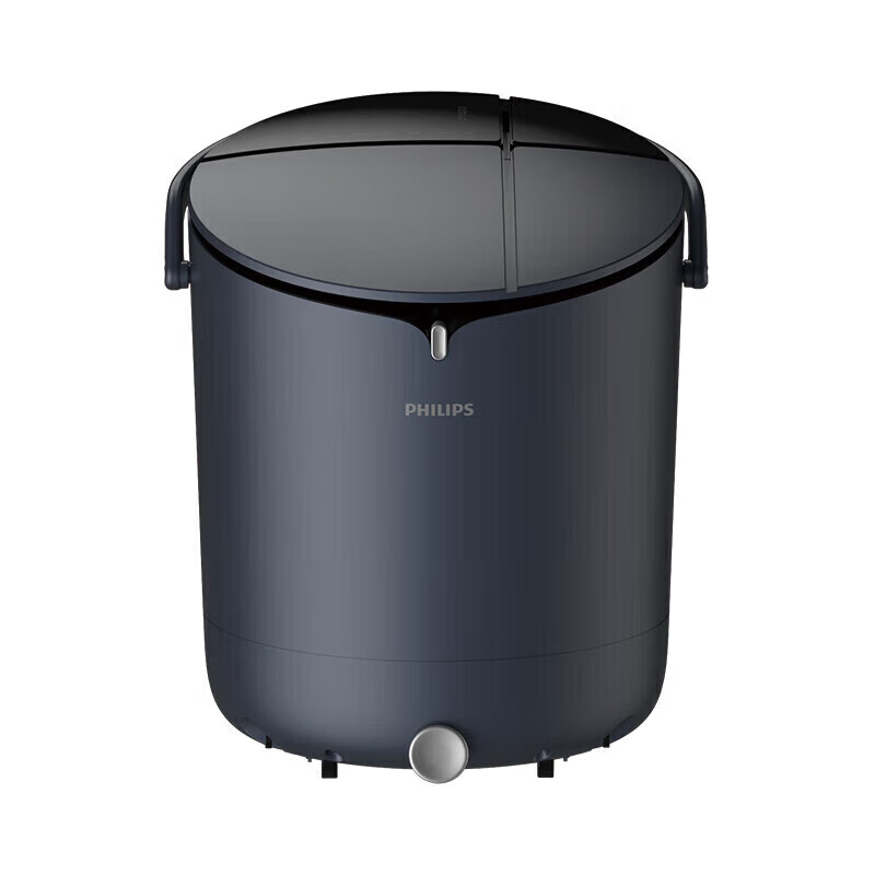 飞利浦(PHILIPS)泡脚桶 泡脚盆加热全自动按摩足浴盆智能恒温加热洗脚盆 3302F 生日礼物送父母长辈元旦礼物
