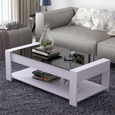 钢化玻璃茶几长方形简约经济型客厅茶桌简易桌子现代小户型