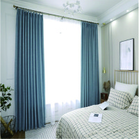 博格 BGB636 ,布艺窗帘 ,1m*2.7m,2.7米/片(计价单位:片) ,蓝色 1片