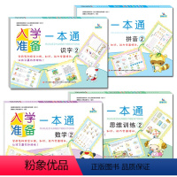 [正版]满2件减2元全4本入学准备一本通数学2识字2拼音2思维训练2幼儿园幼升小学幼小衔接学前班一日一练幼儿早教启蒙综