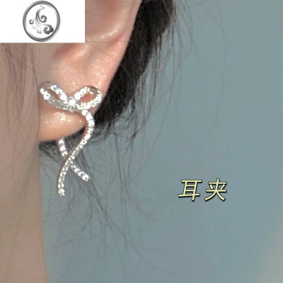 JiMig大调 无耳洞耳夹蝴蝶结蚊香盘 高级感小众2022年新款潮港风港味