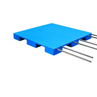 宁储 塑料托盘 平板九脚托盘 140*140*14cm+6钢 张