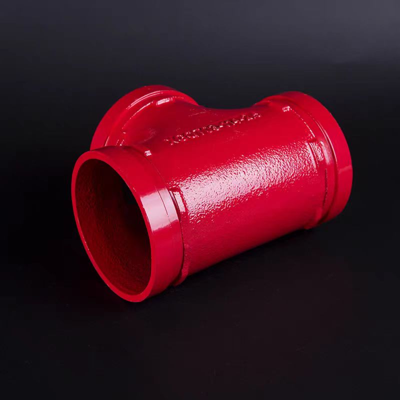 中锦科技 沟槽卡箍三通DN100(外径114)正三通 个