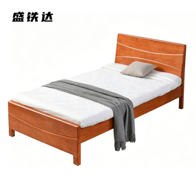 盛铁达 单人床实木床1.2*2*0.47m STD-H120 张