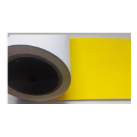 植巾 BGJBQ110 不干胶标签 (计价单位:卷) 黄色