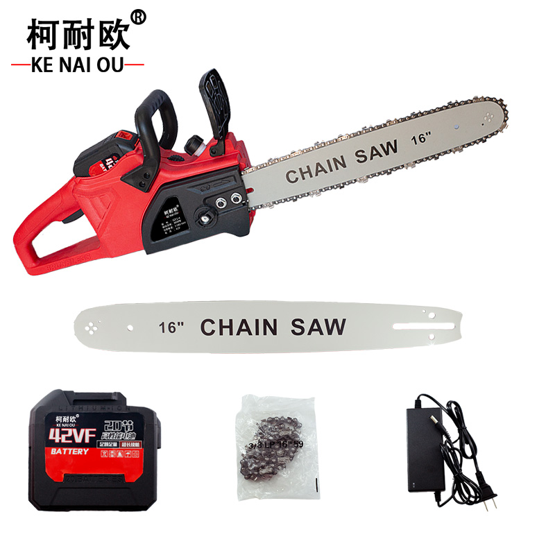 柯耐欧 无刷锂电锯伐木锯电链锯高速锯 20节一电一充 20节两电一充 套