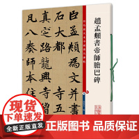 赵孟頫书帝师胆巴碑(彩色放大本中国碑帖·第四集)