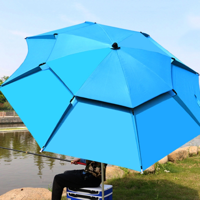 古达钓鱼伞大钓伞三折叠雨伞加厚防晒防暴雨遮阳新款垂钓伞(tne)