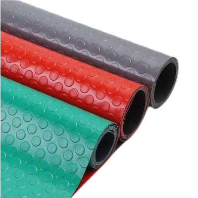 中锦科技 防滑地垫 1.3mm×1.5m ×15m 铜钱纹 (颜色备注)卷