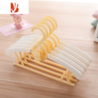 三维工匠儿童衣架小孩家用多伸缩衣挂宝宝婴儿衣服防滑小号晾衣架晒架