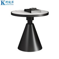 珂攸洋茶几黑色白面600*600*600mm张