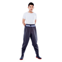 邦能之星齐腰下水裤半身防水雨裤抓鱼全身男女下海抓鱼防水裤N41171/件(加厚款)