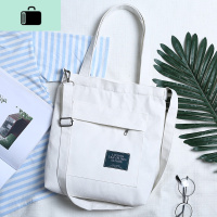 新款帆布单肩女包韩版可拆卸肩带文艺百搭简约小清新大容量斜挎包NEW LAKE女斜挎包