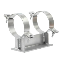 建举 铝镁合金双电缆抱箍 可定制 套