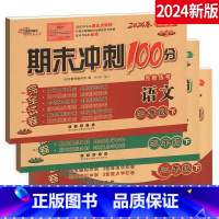 [正版]2024春 期末冲刺100分 三年级 下册语文数学英语3本套装 人教版全新版 小学3年级下册总复习测试卷 期末