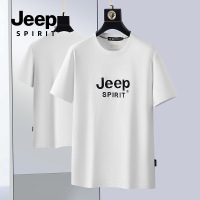 Jeep spirit短袖男士夏季薄款凉感速干宽松T恤2025新款男生体恤男