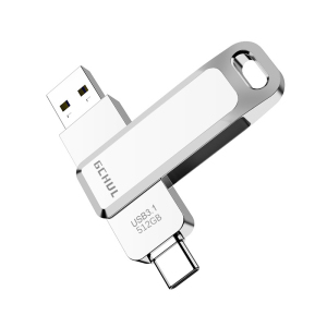杰储(GCHUL) U130 晚霞系列 512G USB3.1 Type-C双接口 可连接手机 防水防震高速U盘/优盘