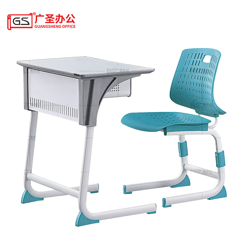GS广圣 办公桌学习桌课桌椅培训桌椅教室1桌1椅 JX011 套