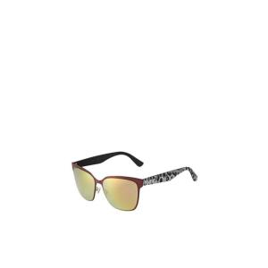 周仰杰(JIMMY CHOO)女士多彩徽标有色镜片醋酸纤维太阳镜 裸色