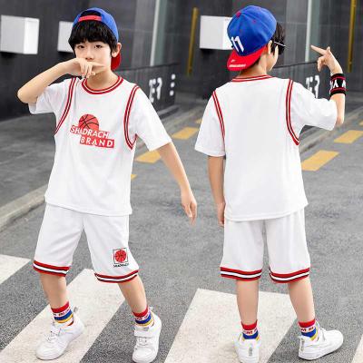 香忊 男童帅气运动服两件套新款夏装中大童篮球服2022儿童洋气套装潮