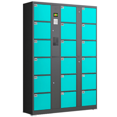 攸形刷卡存包柜18门127*46*180cm台