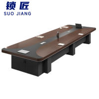 锁匠简约会议桌4.0米张