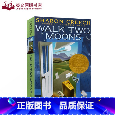[正版]纽伯瑞金奖:印第安人的麂皮靴 Walk Two Moons 英文进口原版 青少年文学小说 小学生课外读物7-
