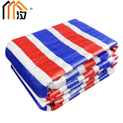 汐户外彩条布12*20m张