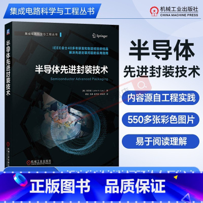[正版]半导体先进封装技术 刘汉诚 2D扇出型 异质集成 倒装芯片 互连桥 微凸点 自动光学检测 激光直写图形 工艺流