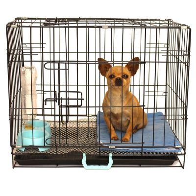 享弗狗笼子小型犬中型犬泰迪狗狗笼带厕所室内鸡笼兔笼猫笼宠物折叠笼宠物窝