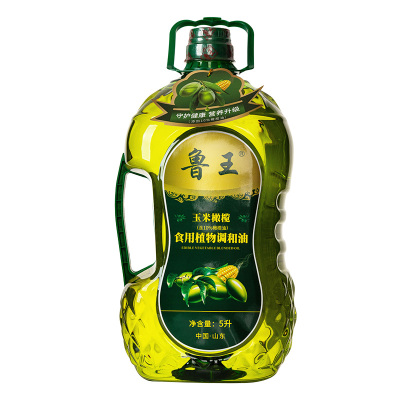 鲁王 玉米橄榄食用植物调和油(含10%橄榄油) 5L