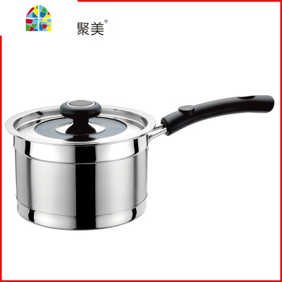 婴儿宝宝小奶锅不锈钢锅 汤锅复底加厚不粘锅奶锅电磁炉 FENGHOU