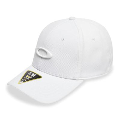  欧克利(OAKLEY)纯棉透气吸湿排汗可调节松紧棒球帽男潮流休闲百搭 White_100