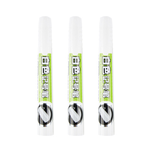 宝克(BAOKE)MP2904 油性速干可加墨记号笔 防水不易掉色大头笔/轮胎油漆笔/标记涂鸦笔 白色 12支/盒 1盒