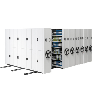 铭威盾移动密集架档案柜手摇轨道钢制智能电动密集柜资料文件柜