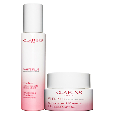 娇韵诗(CLARINS)清透亮肤女士面部护肤套装礼盒淡化斑点孕妇可用2件套(乳液+晚安霜)