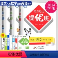 [正版]2024亮点给力提优班多维互动空间五年级下册语文数学英语五下全套人教版RJ苏教版SJ译林版YL江苏小学5年级下