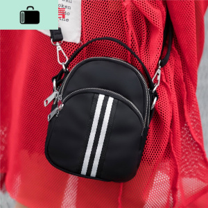 网红新款小布包女休闲大容量手机包牛津布迷你包包零钱斜挎妈妈包NEW LAKE女士钱包/卡包