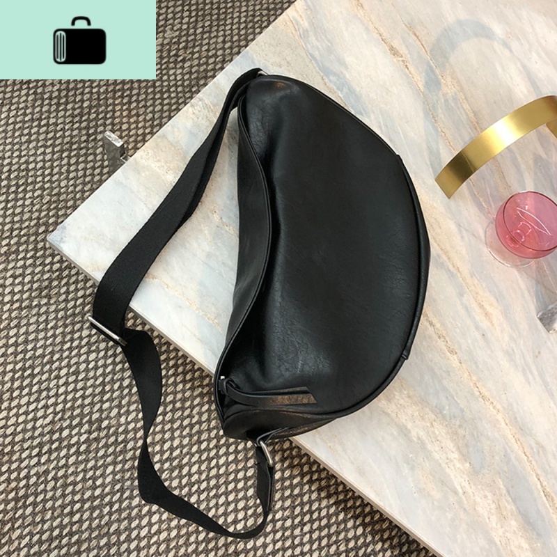 休闲时尚斜挎包女2020流行包百搭ins包大容量暗黑复古港风单肩包NEW LAKE 黑色女斜挎包