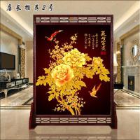 BONJEAN现代中式实木客厅进屏风卧式卫生间办公室口入户玄关隔断座屏