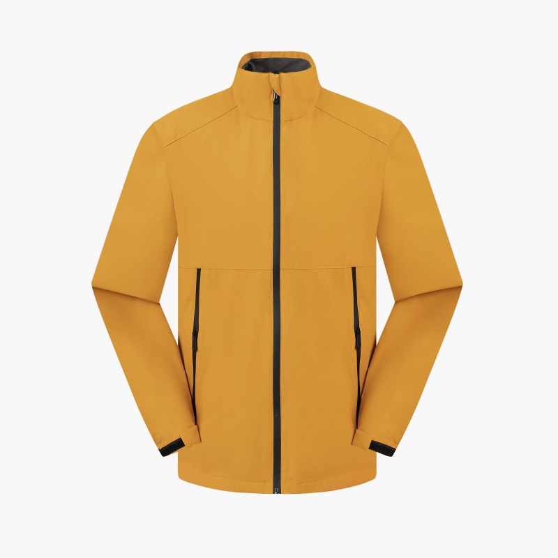 春秋季新款户外情侣冲锋衣户外休闲百搭防风立领上衣男士运动外套