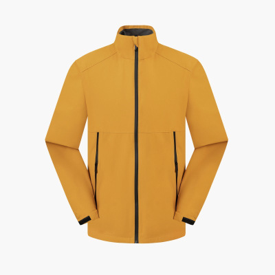 春秋季新款户外情侣冲锋衣户外休闲百搭防风立领上衣男士运动外套